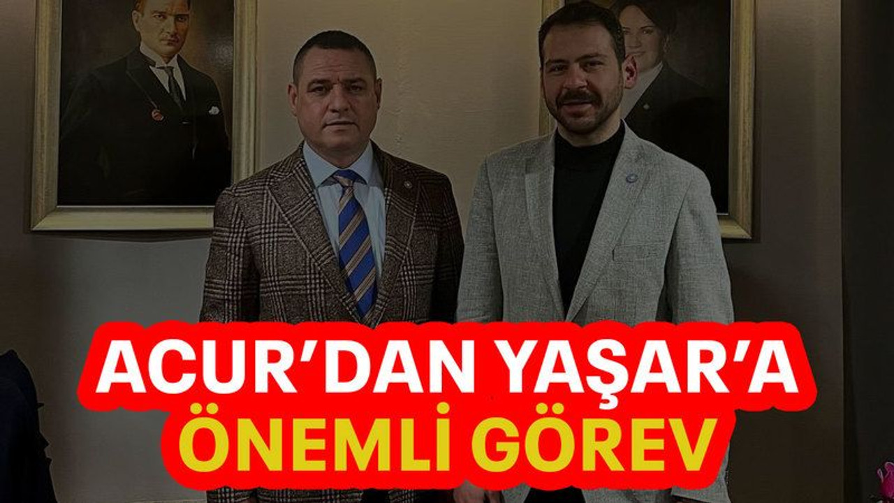 Acur’dan Yaşar’a önemli görev